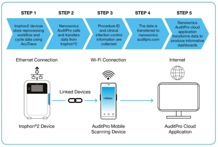 Figure 1: AuditPro (high level) Data Flow Diagram